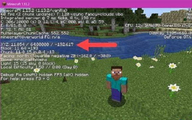 Cách xem tọa độ trong Minecraft bản PE khó không?