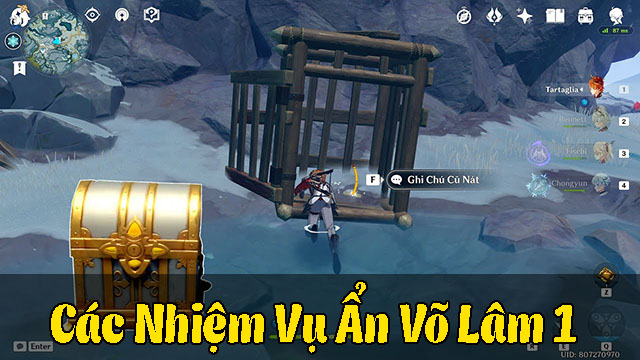 nhiệm vụ ẩn Võ Lâm 1