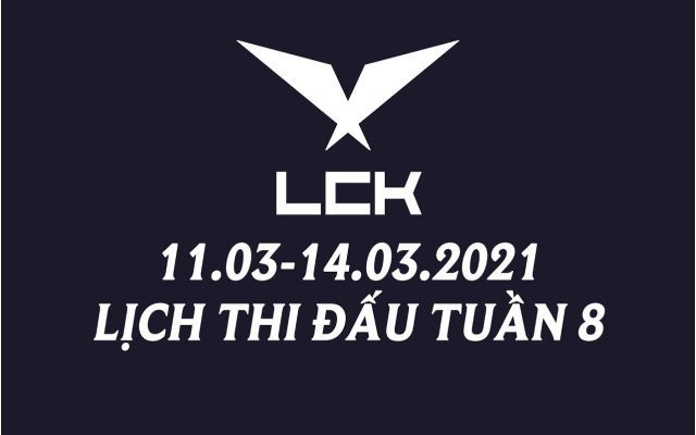 Bảng xếp hạng LCK mùa xuân 2021 tuần thứ 8