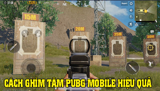 Cách ghìm tâm PUBG Mobile