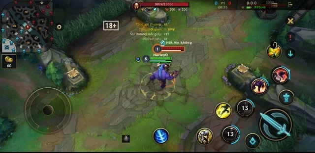 Level 2, Alistar có thể chủ động chơi bằng combo trứ danh