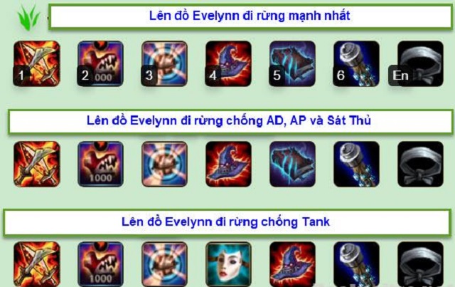 Cách lên đồ chuẩn của Evelynn