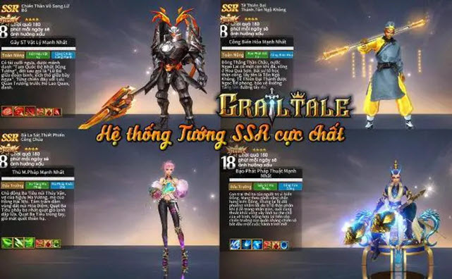 Tính năng mới trong bản chính thức của Grail Tale