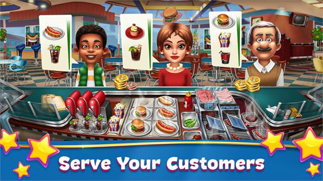 Tựa game Cooking Fever được yêu thích