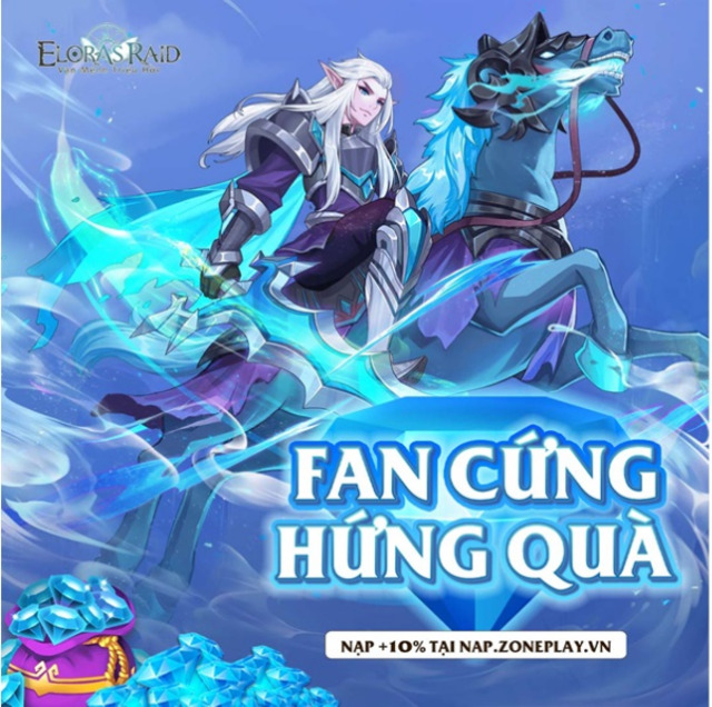 Theo dõi fanpage Elora's Raid nhận mã giftcode thú vị